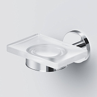 Am.Pm X-Joy Мыльница со стеклянной чашей, подвесная, цвет: хром глянцевый A85A34200