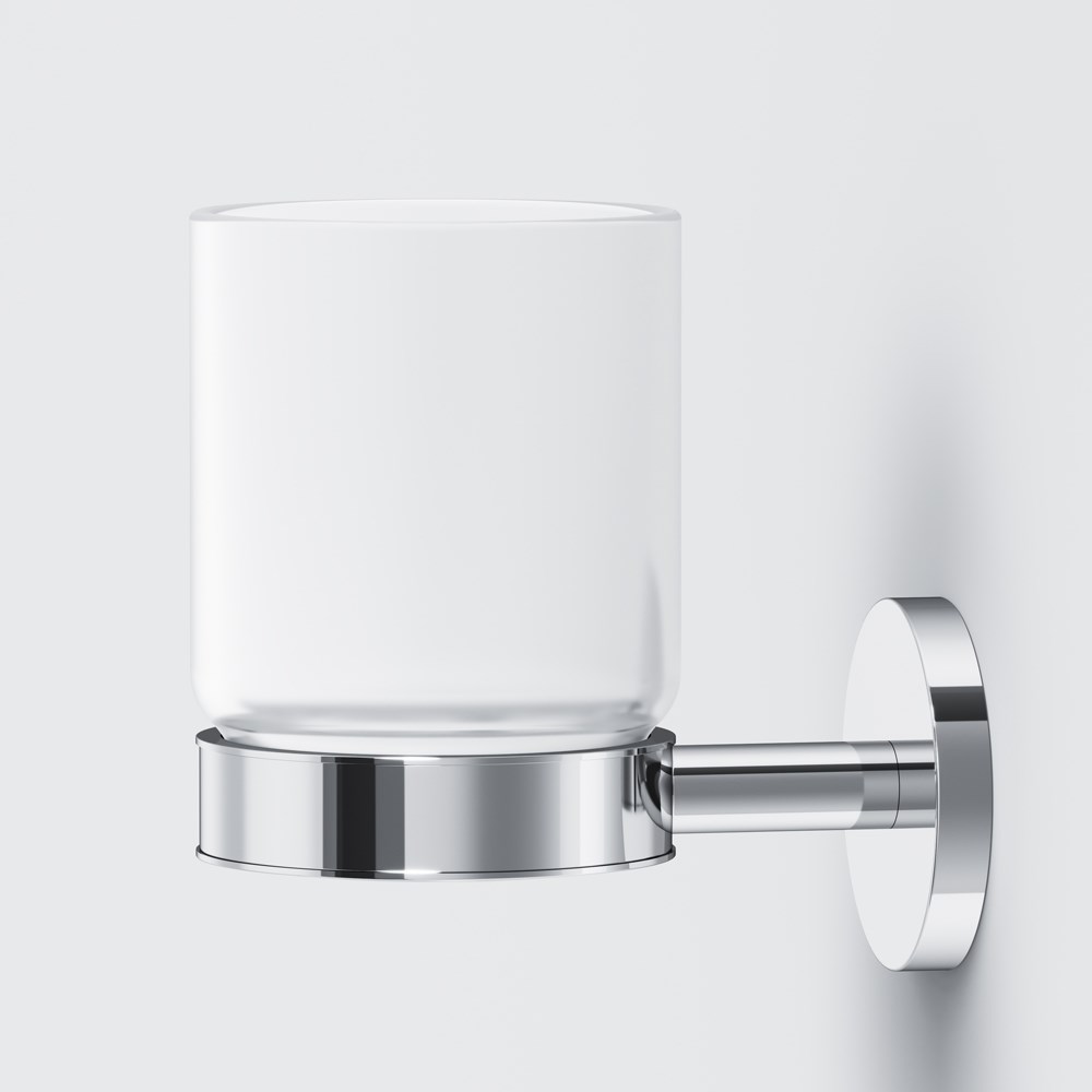 Am.Pm X-Joy Стакан подвесной, стеклянный, цвет: хром глянцевый A85A34300