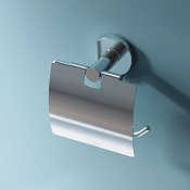 Am.Pm X-Joy Держатель туалетной бумаги закрытый, подвесной, цвет: хром глянцевый A85A341400