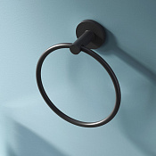 Am.Pm X-Joy Полотенцедержатель 15,5 см, подвесной, цвет: черный матовый A85A34422