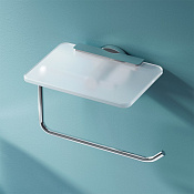 Am.Pm X-Joy Держатель туалетной бумаги с полочкой, подвесной, цвет: хром глянцевый A85A341500