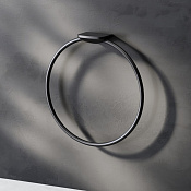 Am.Pm Inspire V2.0 Полотенцедержатель 18,5 см, подвесной, цвет: черный матовый A50A34422