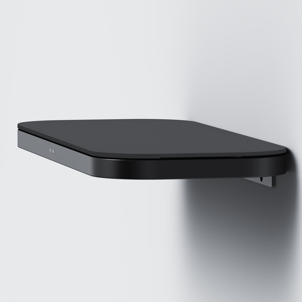 Am.Pm Func Полка подвесная 30 см, цвет: черный матовый A8F37622