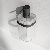 Am.Pm Func Дозатор для жидкого мыла, подвесной, цвет: черный матовый A8F36922