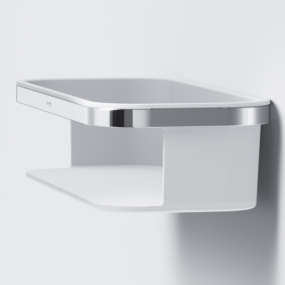 Am.Pm Func Полка подвесная 30 см, цвет: хром глянцевый A8F53100