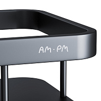 Am.Pm Sense L Полка подвесная 34,5 см, двухъярусная, цвет: черный матовый A7453222