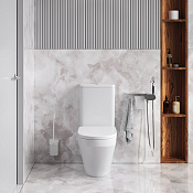 Am.Pm Inspire V2.0 Унитаз-компакт напольный 37x66,5 см, с крышкой, цвет: белый глянцевый CK50C1704W