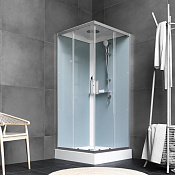 Am.Pm Gem Душевая кабина 90x213h см, универсальная, цвет: белый матовый W90C-403-090MT