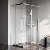 Am.Pm Func Душевой уголок 117,8x87,8x200h см, универсальный, цвет: хром матовый W84G-403-12090-MТ