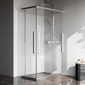Am.Pm Func Душевой уголок 117,8x77,8x200h см, универсальный, цвет: хром матовый W84G-403-12080-MТ