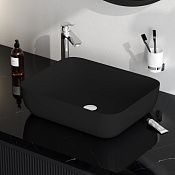 Am.Pm Func Раковина чаша 51х40,5х13,5h см, без перелива, цвет: черный матовый M8FWCC10510BM