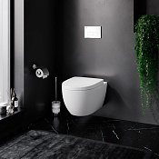 Am.Pm Awe Комплект: инсталляция, унитаз подвеснй, сиденье, кнопка смыва, цвет: белый глянцевый IS47001.111738