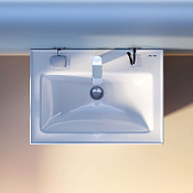 Am.Pm X-Joy Раковина накладная 64х45 см, с переливом, 1 отв. под смеситель, цвет: белый глянцевый M85AWCC0652WG64