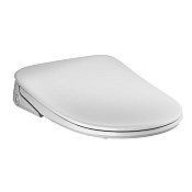 Am.Pm Func Крышка-биде для унитаза с микролифтом, 3 режима, фен, подогрев, цвет: белый матовый CCC8F7851WH