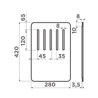 Omoikiri CB-Yamakawa-GB Разделочная доска цвет: графит 4999149