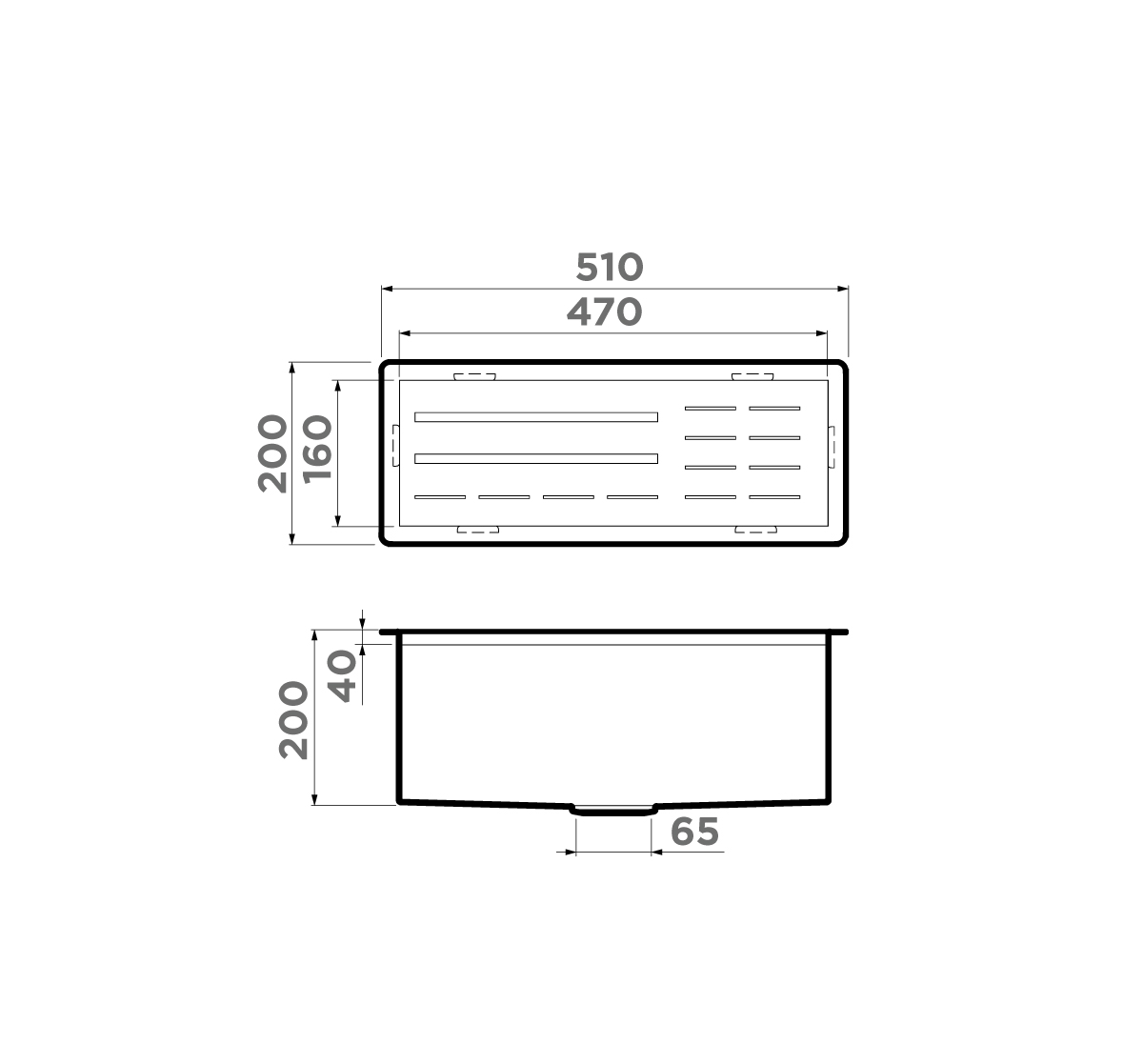 Omoikiri DRY-04-GB Встраиваемая сушка для посуды цвет: графит 4999128