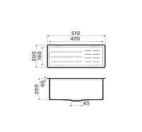 Omoikiri DRY-04-GB Встраиваемая сушка для посуды цвет: графит 4999128