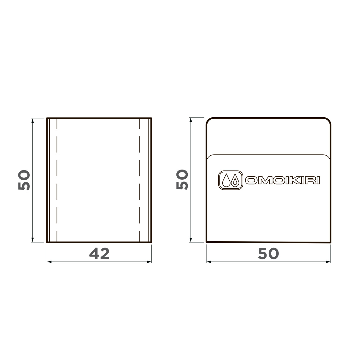 Omoikiri SH-01-GB Держатель для губки цвет: графит 4999125