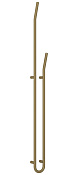 Сунержа Локон Полотенцесушитель электрический 12,5х160h см, правое, цвет: матовое золото 032-0887-1612
