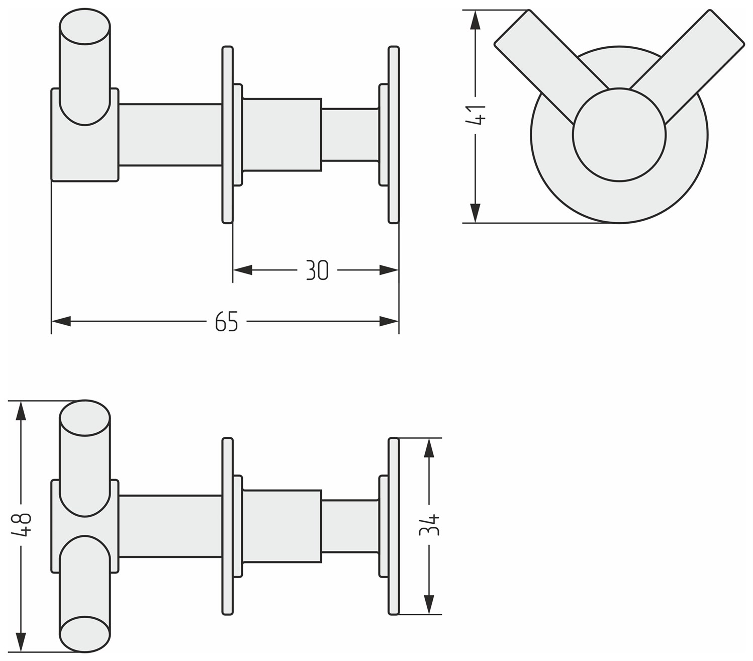 Сунержа Виват Крючок двойной подвесной для полотенцесушителя, нержавеющая сталь, цвет: золотой шёлк 32-2010-0005