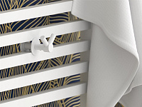 Сунержа Виват Крючок двойной подвесной для полотенцесушителя, нержавеющая сталь, цвет: матовый белый 30-2010-0005