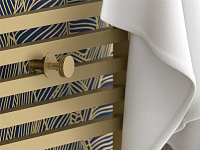 Сунержа Диско Крючок подвесной для полотенцесушителя, нержавеющая сталь, цвет: золотой шёлк 32-2010-0006