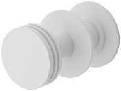 Сунержа Диско Крючок подвесной для полотенцесушителя, нержавеющая сталь, цвет: матовый белый 30-2010-0006