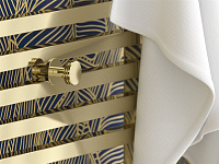 Сунержа Диско Крючок подвесной для полотенцесушителя, нержавеющая сталь, цвет: шампань 020-2010-0006