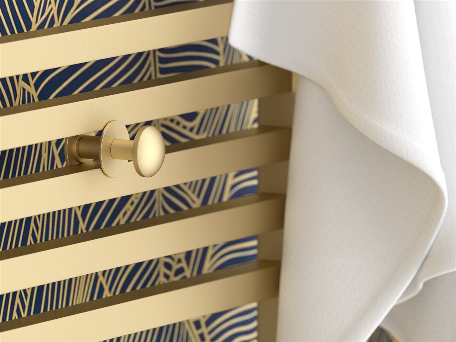 Сунержа Линза Крючок подвесной для полотенцесушителя, нержавеющая сталь, цвет: матовая шампань 022-2010-0007