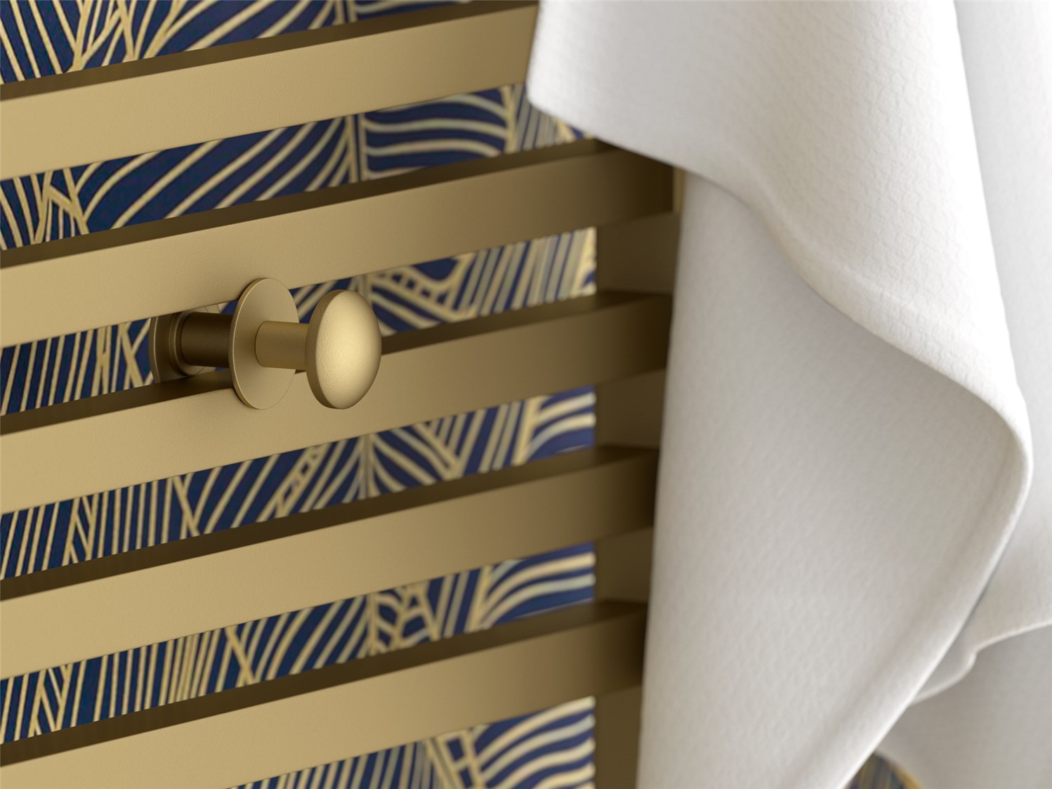 Сунержа Линза Крючок подвесной для полотенцесушителя, нержавеющая сталь, цвет: матовое золото 032-2010-0007