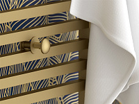 Сунержа Линза Крючок подвесной для полотенцесушителя, нержавеющая сталь, цвет: матовое золото 032-2010-0007