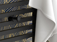 Сунержа Линза Крючок подвесной для полотенцесушителя, нержавеющая сталь, цвет: матовый чёрный 31-2010-0007