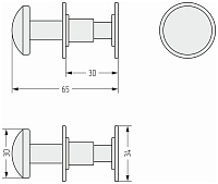 Сунержа Линза Крючок подвесной для полотенцесушителя, нержавеющая сталь, цвет: состаренная бронза 05-2010-0007
