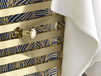 Сунержа Линза Крючок подвесной для полотенцесушителя, нержавеющая сталь, цвет: шампань 020-2010-0007