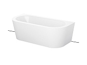 Bette Starlet Ванна пристенная с шумоизоляцией 175x80 см, без слива, цвет: белый 8310-000 CWVVK