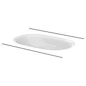 Bette Comodo Раковина встраиваемая снизу 57,4x38 см, без отв. под смеситель и перелива, цвет: белый A217-000