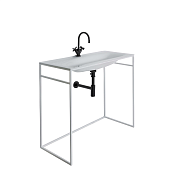 Bette Lux Shape Раковина без каркаса 60x49,5см, 1 отв. под смеситель, без перел. и д/к, цвет: белый A170 HLW1