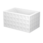 Bette Loft Ornament Раковина подвесная 80x49,5 см, без перелива и донного клапана, цвет: белый A230-000 SWV4A