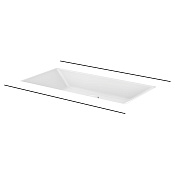 Bette Loft Раковины встраиваемая снизу 74x38,6 см, без перелива, цвет: белый A231-000