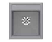 Paulmark STEPIA Кухонная мойка IT-GRANIT 51x46 см, цвет: серый дым PM114651-GRS