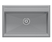 Paulmark STEPIA Кухонная мойка IT-GRANIT 51x75 см, цвет: серый дым PM117551-GRS