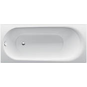 Bette Comodo Ванна стальная встраиваемая 170x75 см, с шумоизоляцией, BetteАнтислип Sense, цвет: белы 1250-000 AS