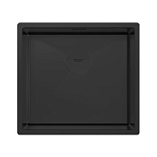 Paulmark Next Кухонная мойка нержавеющая сталь 48x44 см, цвет: матовый черный PM214844-MBN