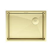 Paulmark Next-Skew Кухонная мойка нержавеющая сталь 58x44 см, цвет: светлое золото PM885844-LG