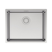 Paulmark Lassan Кухонная мойка нержавеющая сталь 54x44 см, цвет: брашированная сталь LA54-BS