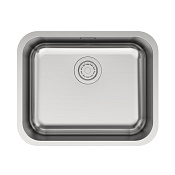Paulmark Vello Кухонная мойка нержавеющая сталь 53,3x43,3 см, цвет: брашированная сталь VE53-BS