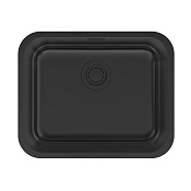 Paulmark Vello Кухонная мойка нержавеющая сталь 53,3x43,3 см, цвет: матовый черный VE53-MBN