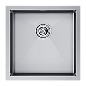 Paulmark Gerberg Кухонная мойка нержавеющая сталь 44x44 см, цвет: брашированная сталь PM254444-BS