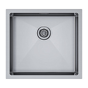 Paulmark Gerberg Кухонная мойка нержавеющая сталь 48x44 см, цвет: брашированная сталь PM254844-BS