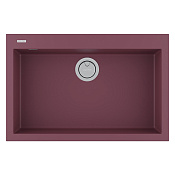 Paulmark Decoration Кухонная мойка Acrystone 76x50 см, цвет: merlot PM937650-ME